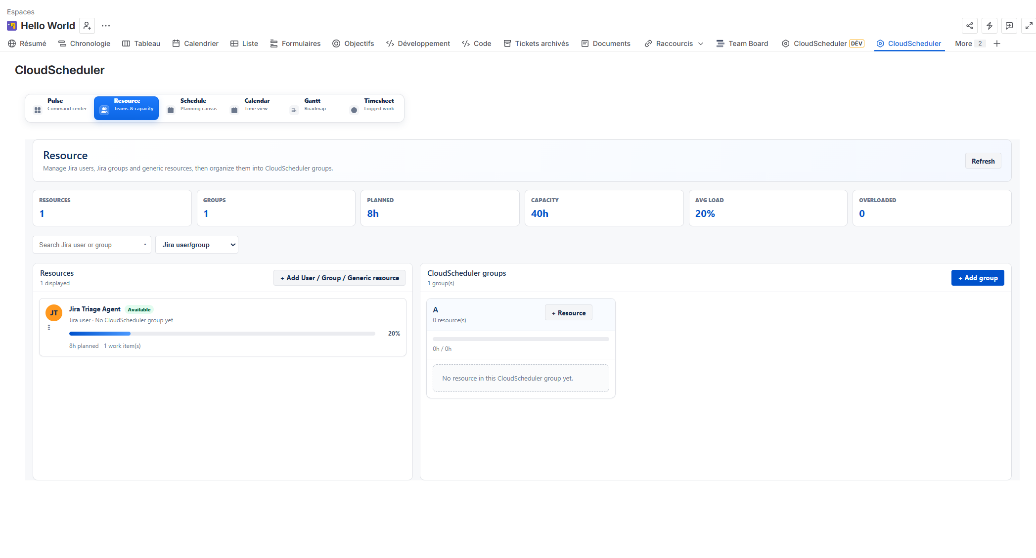 Cloud Scheduler Resource screenshot