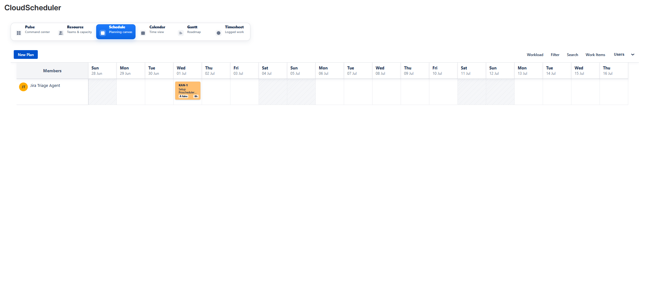 Cloud Scheduler Schedule screenshot